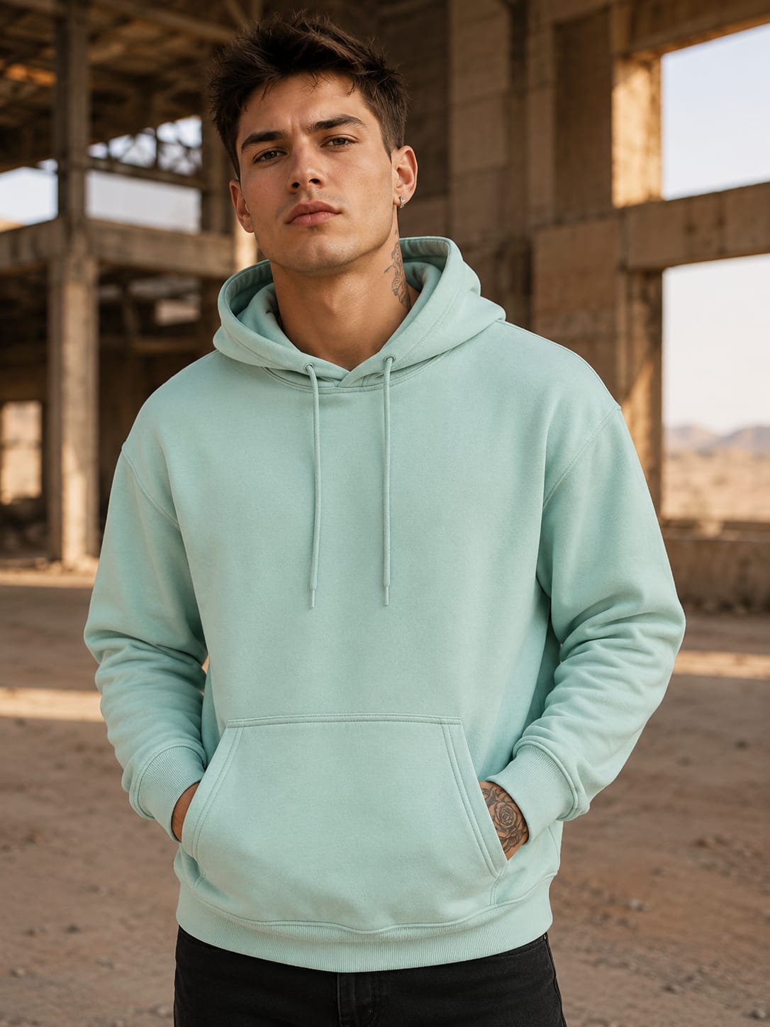 Men's Mint Hoodie