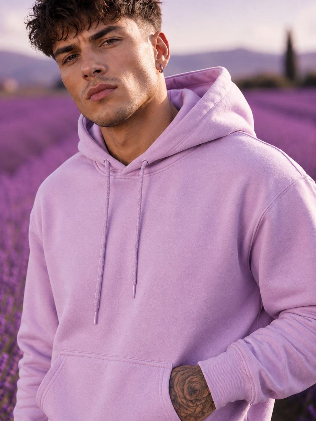 Men's Lavender Hoodies