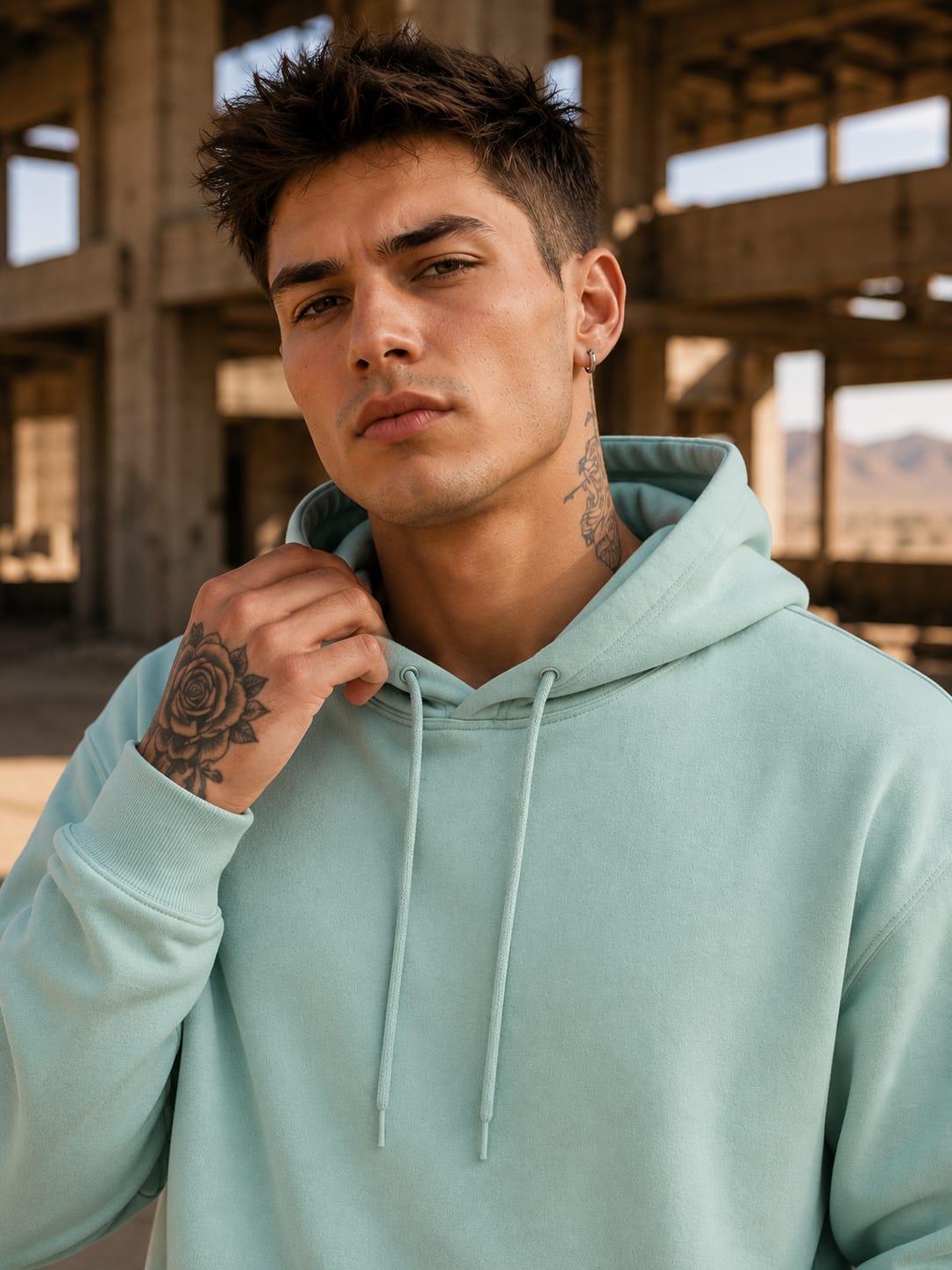 Men's Mint Hoodie
