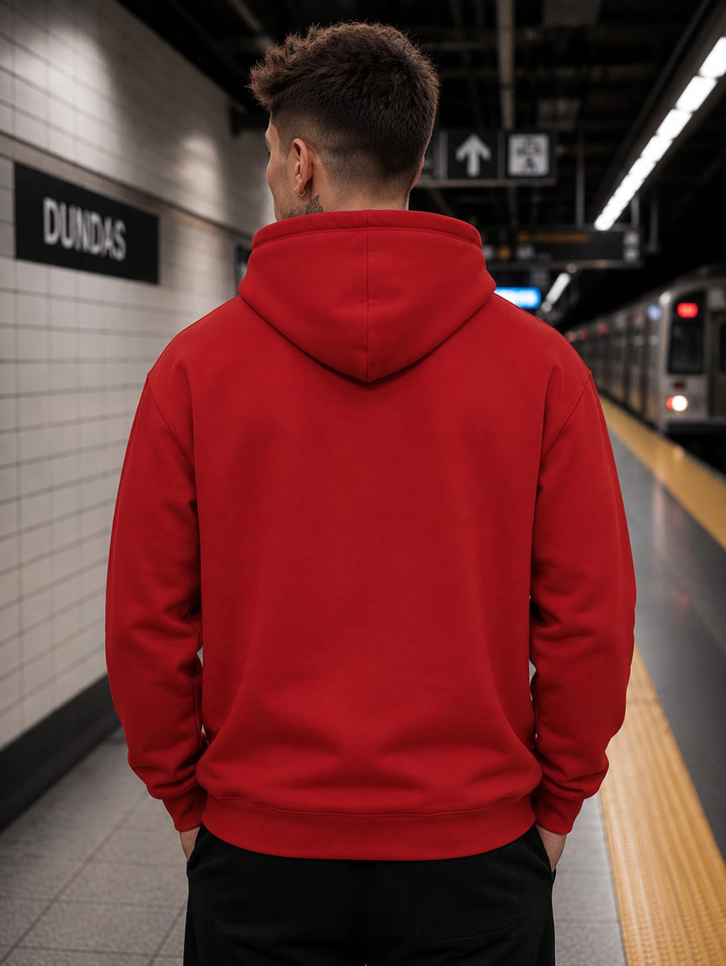 Men's Red Hoodie