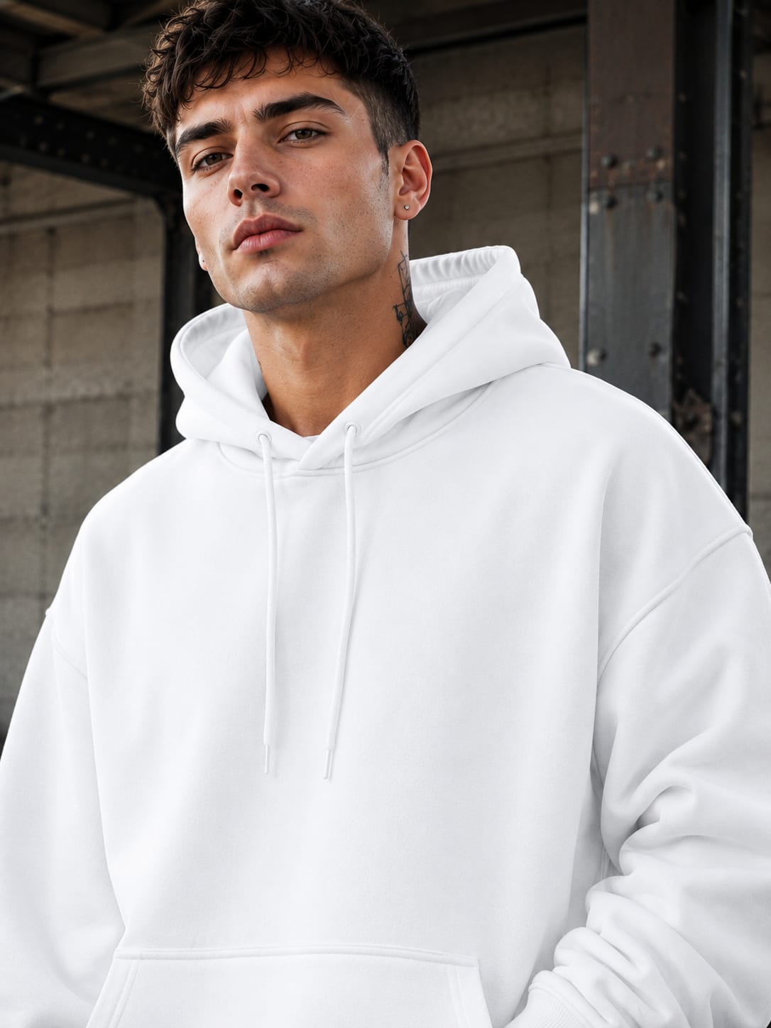 Men's Black Oversized Hoodies