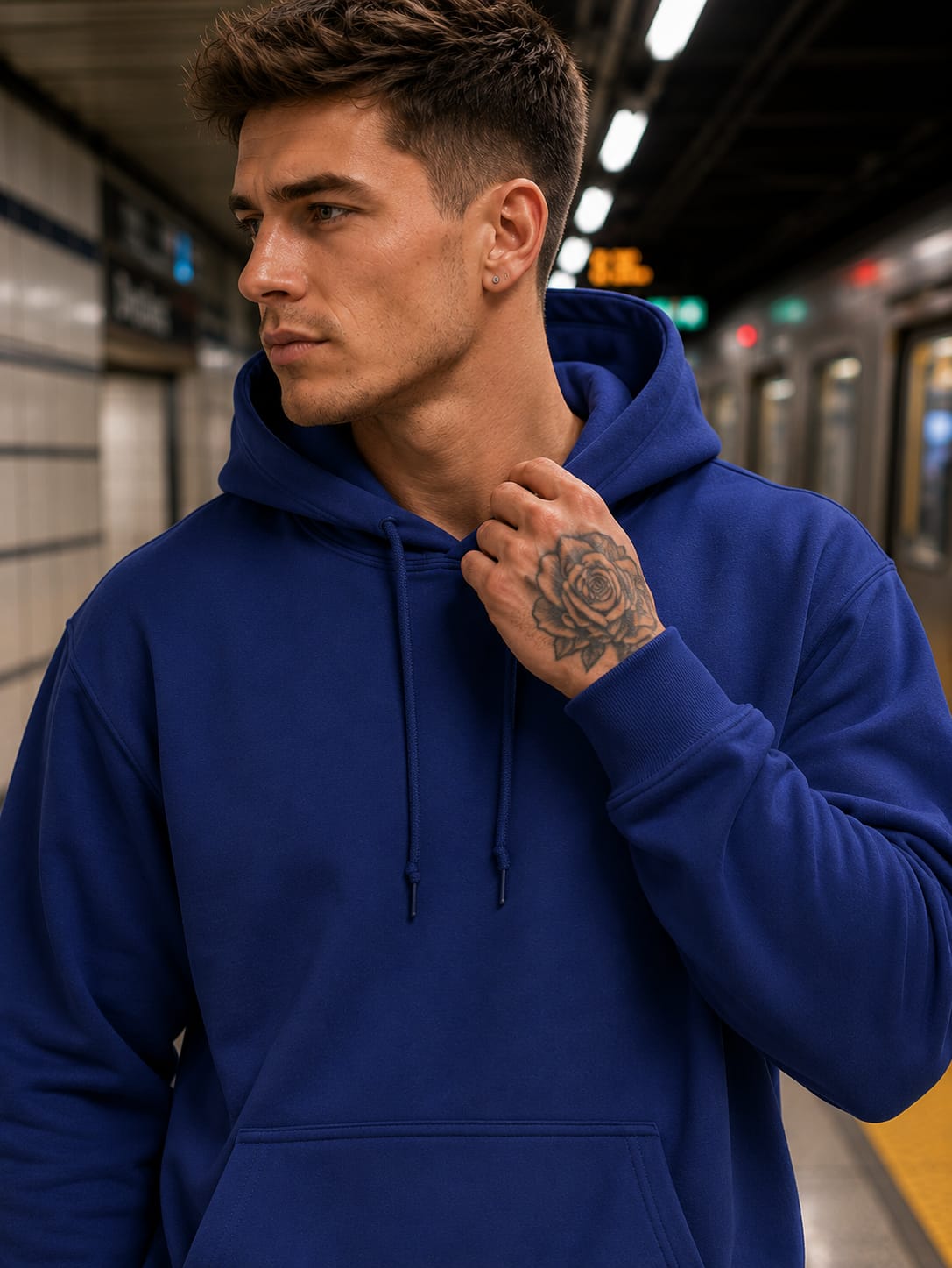Men's Royal Blue Hoodie