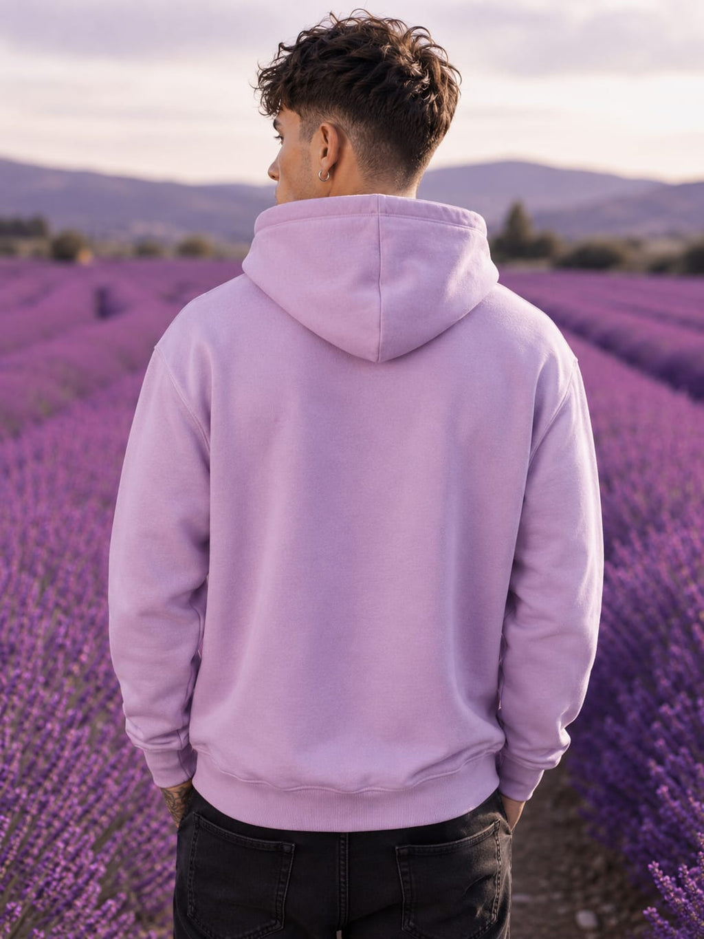 Men's Lavender Hoodies