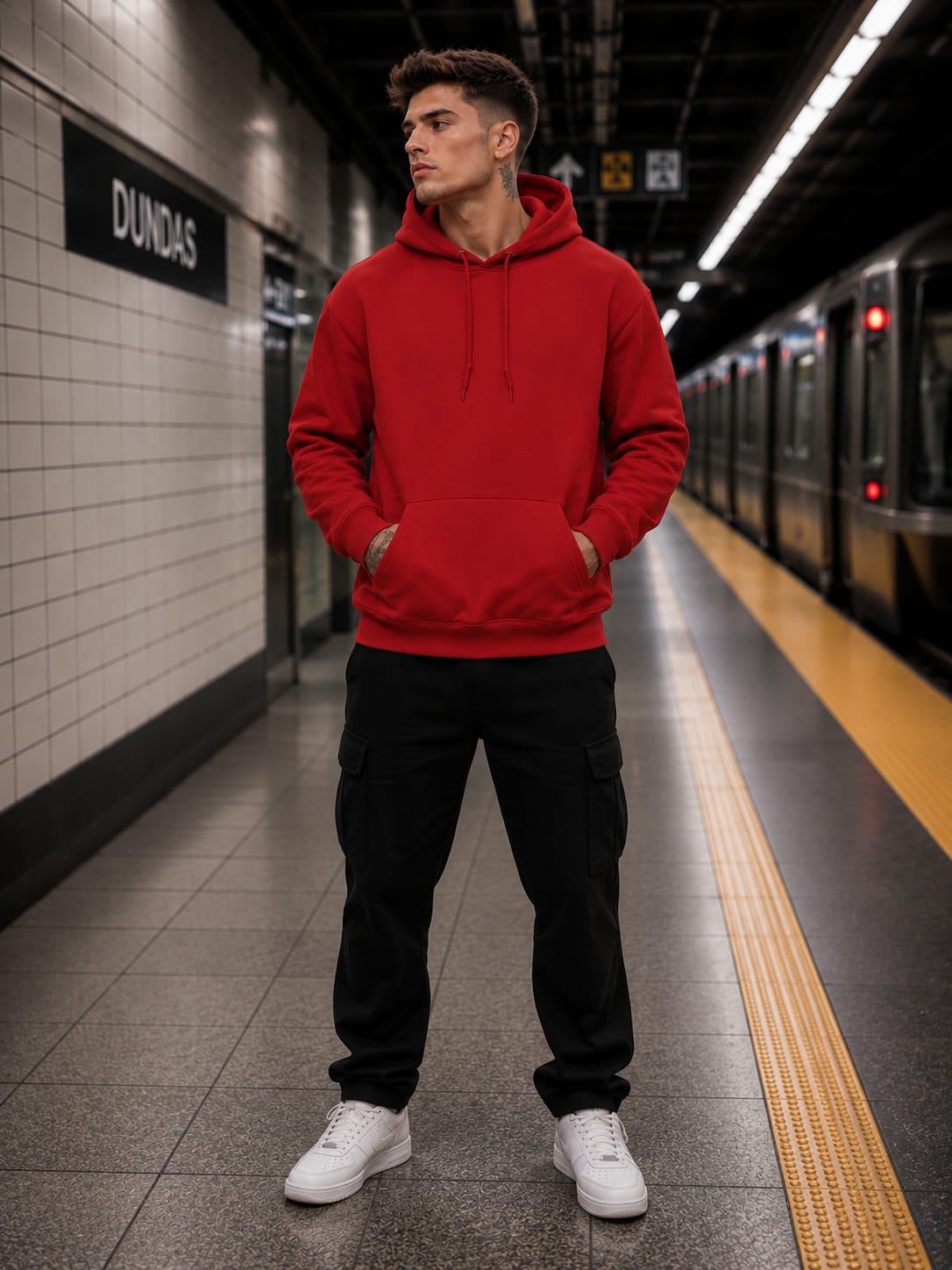 Men's Red Hoodie