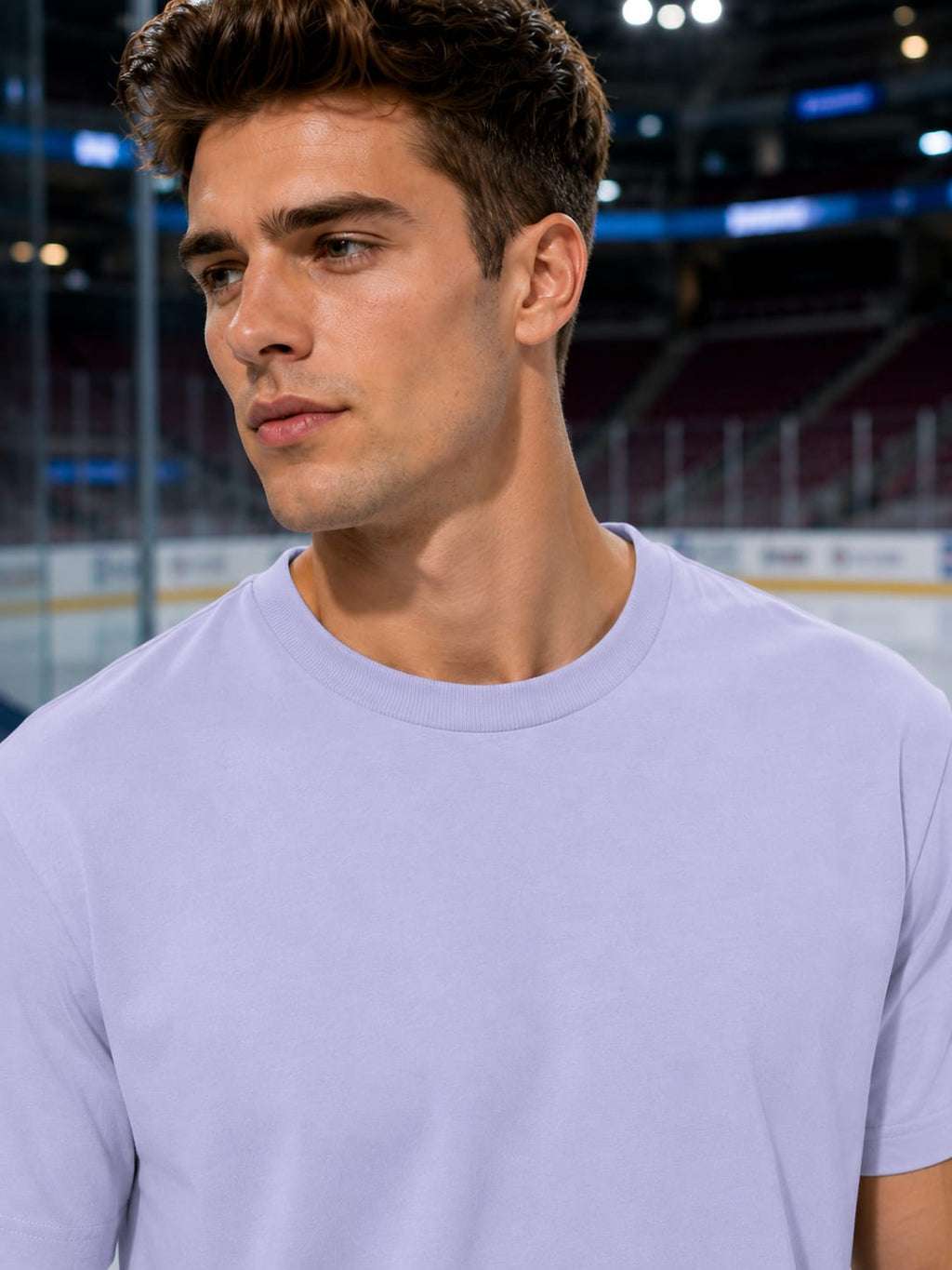 Men's Premium Supima Cotton Levender T-Shirt