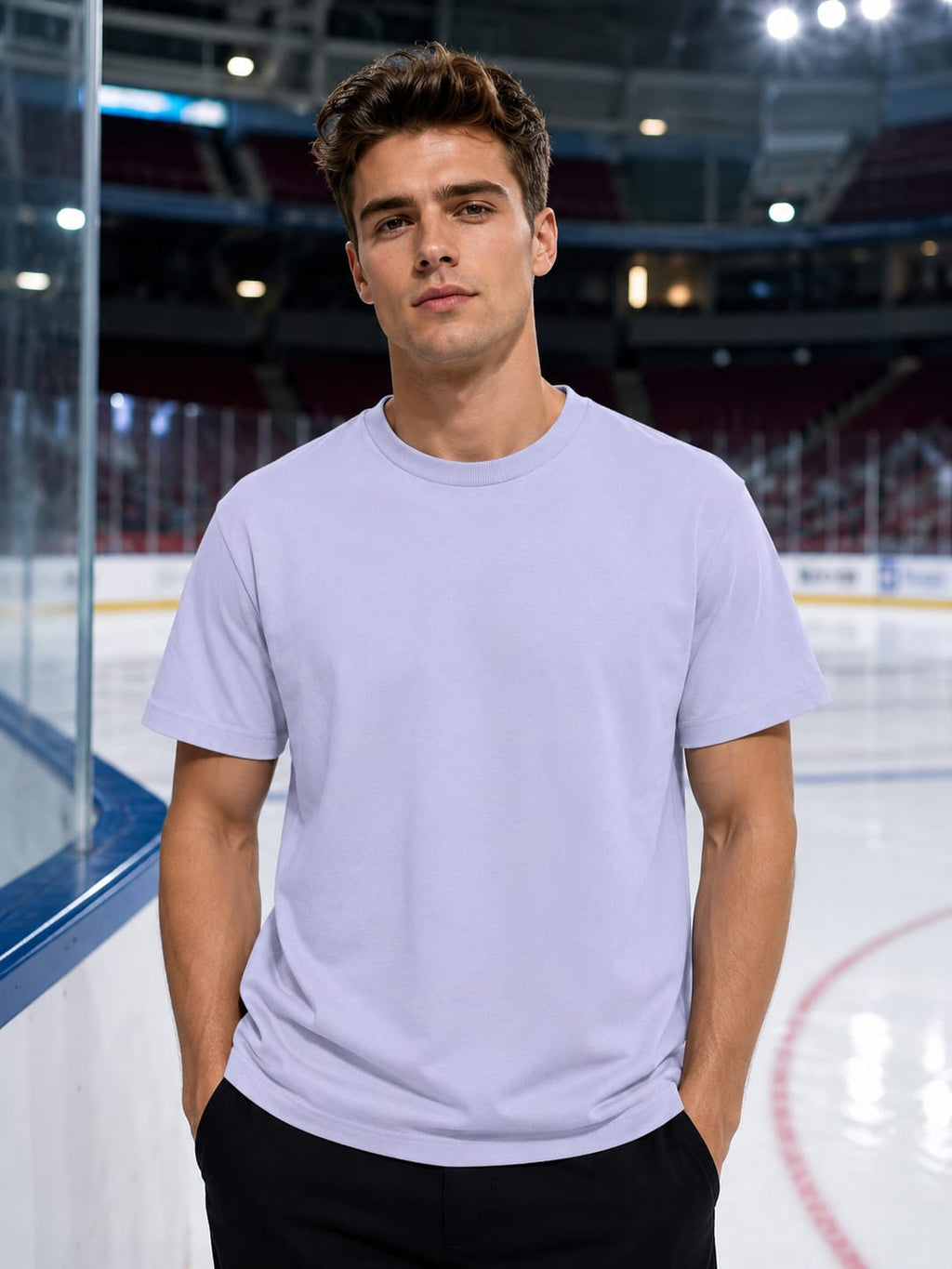 Men's Premium Supima Cotton Levender T-Shirt