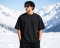 Men's Black Oversized T-shirt