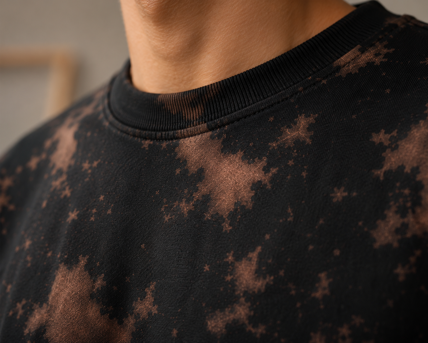 Men's Brown Plain Oversized T-shirt