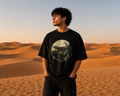 Men's Croco Swamp' Heavy French Terry Oversized T-shirt