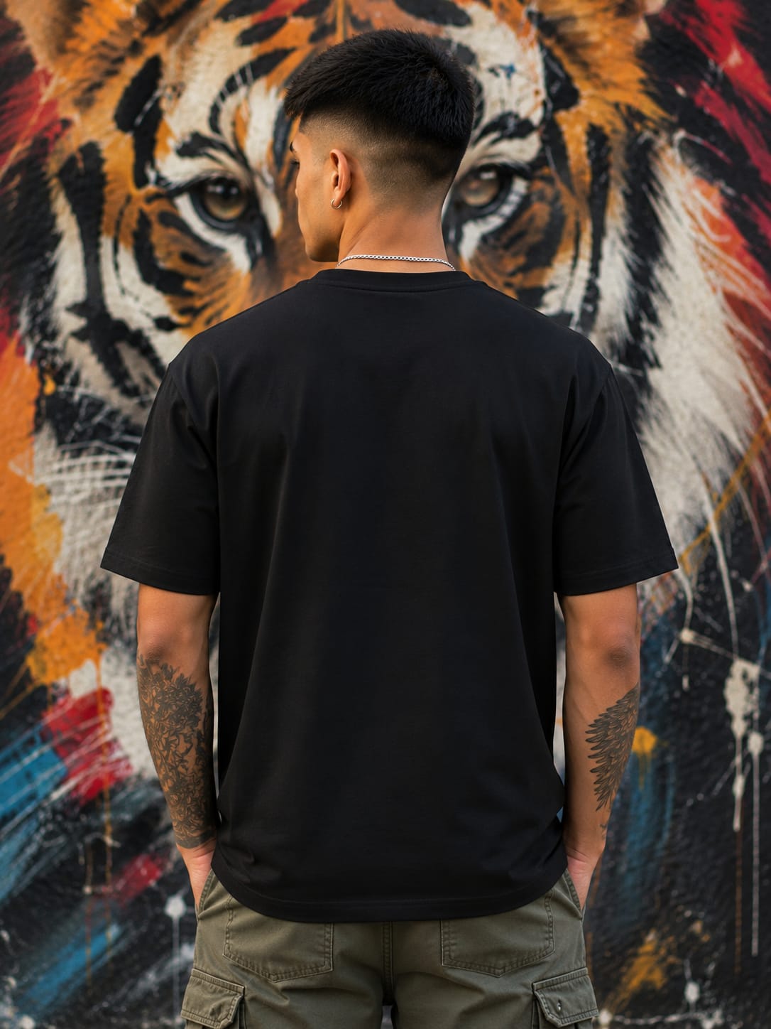 Men's Premium Black Classic Crew T-Shirt