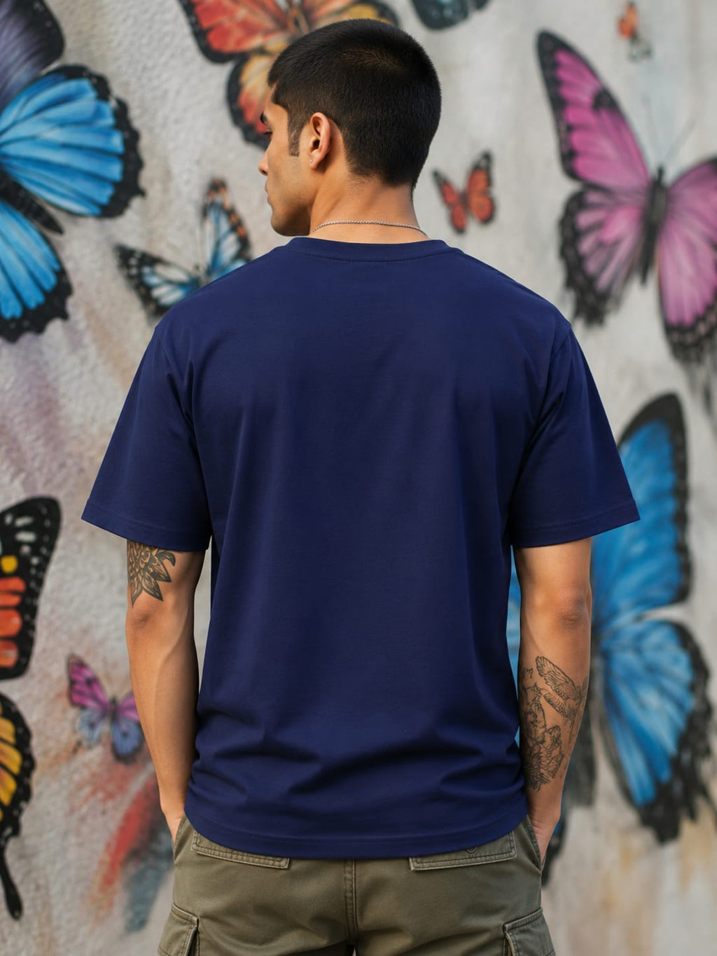 Men's Premium Royal Blue Classic Crew T-Shirt