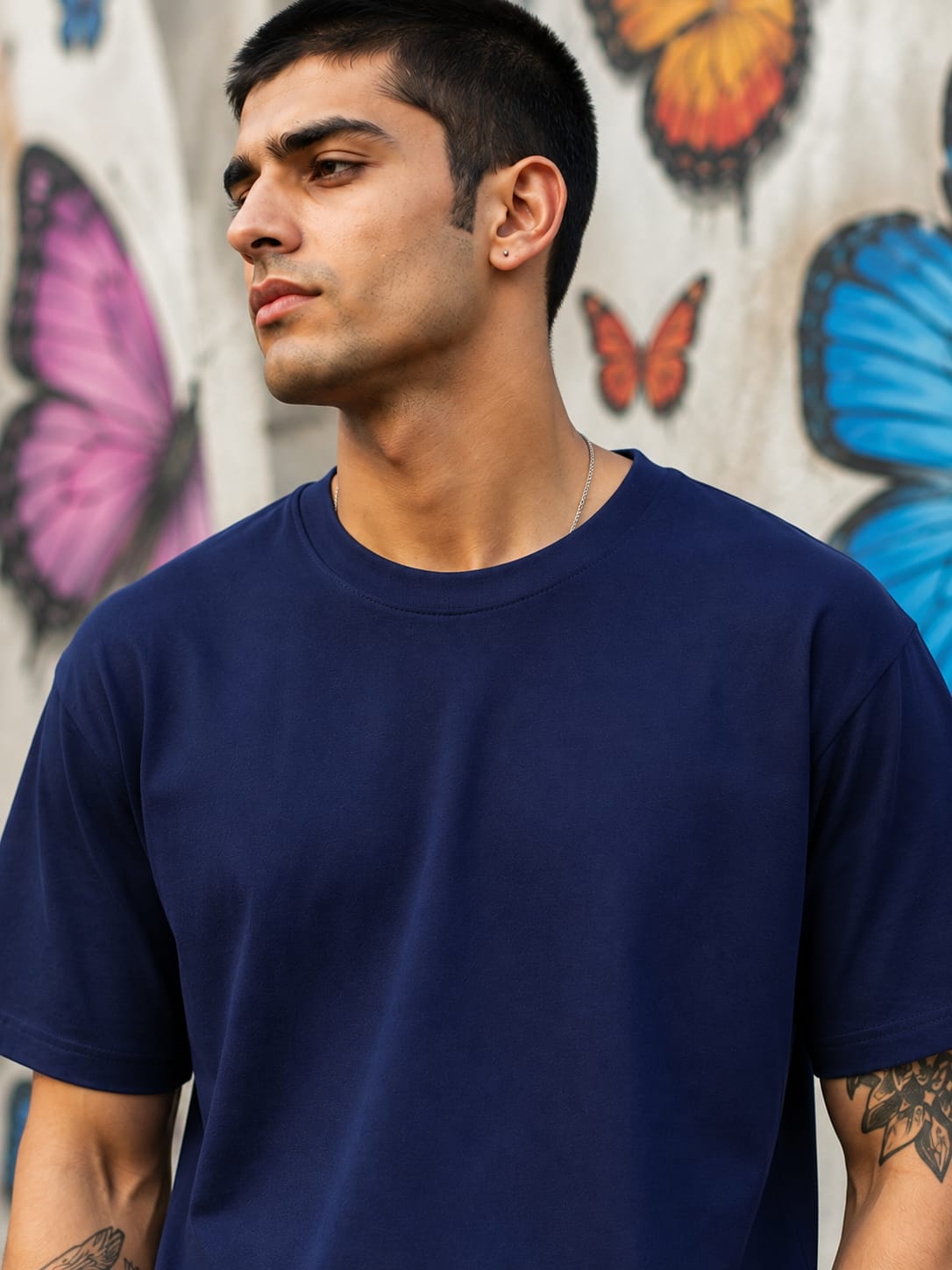Men's Premium Royal Blue Classic Crew T-Shirt