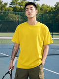 Men's Premium New Yellow Classic Crew T-Shirt