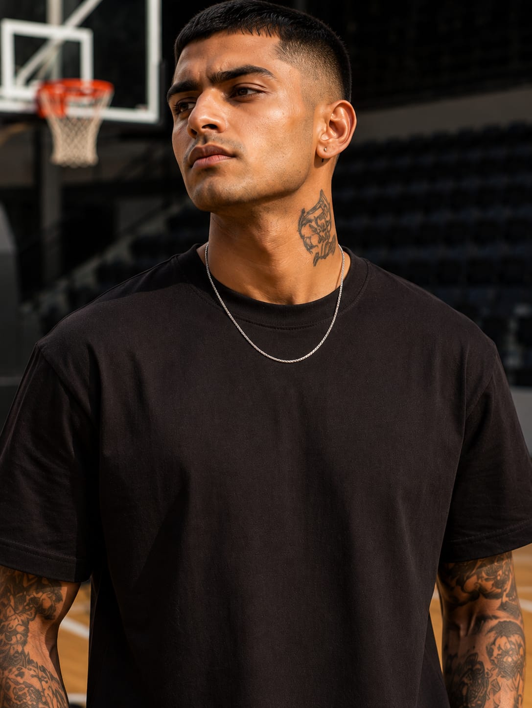Men's Premium Coffee Brown Classic Crew T-Shirt