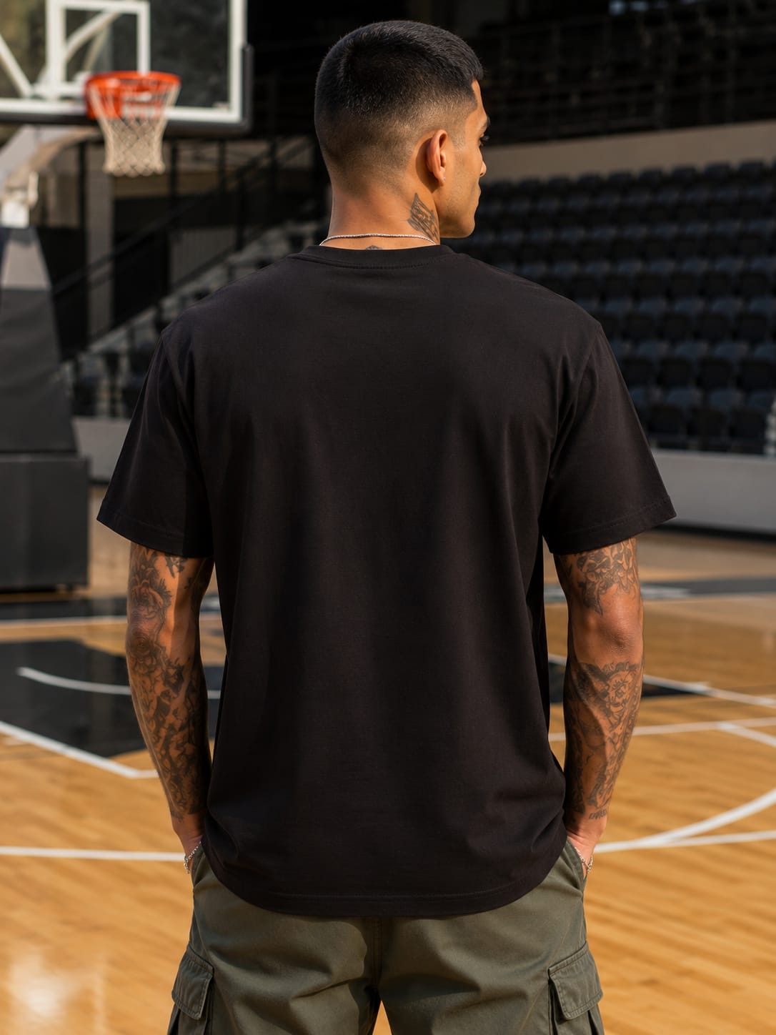 Men's Premium Coffee Brown Classic Crew T-Shirt