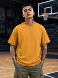 Men's Premium Golden Yellow Classic Crew T-Shirt