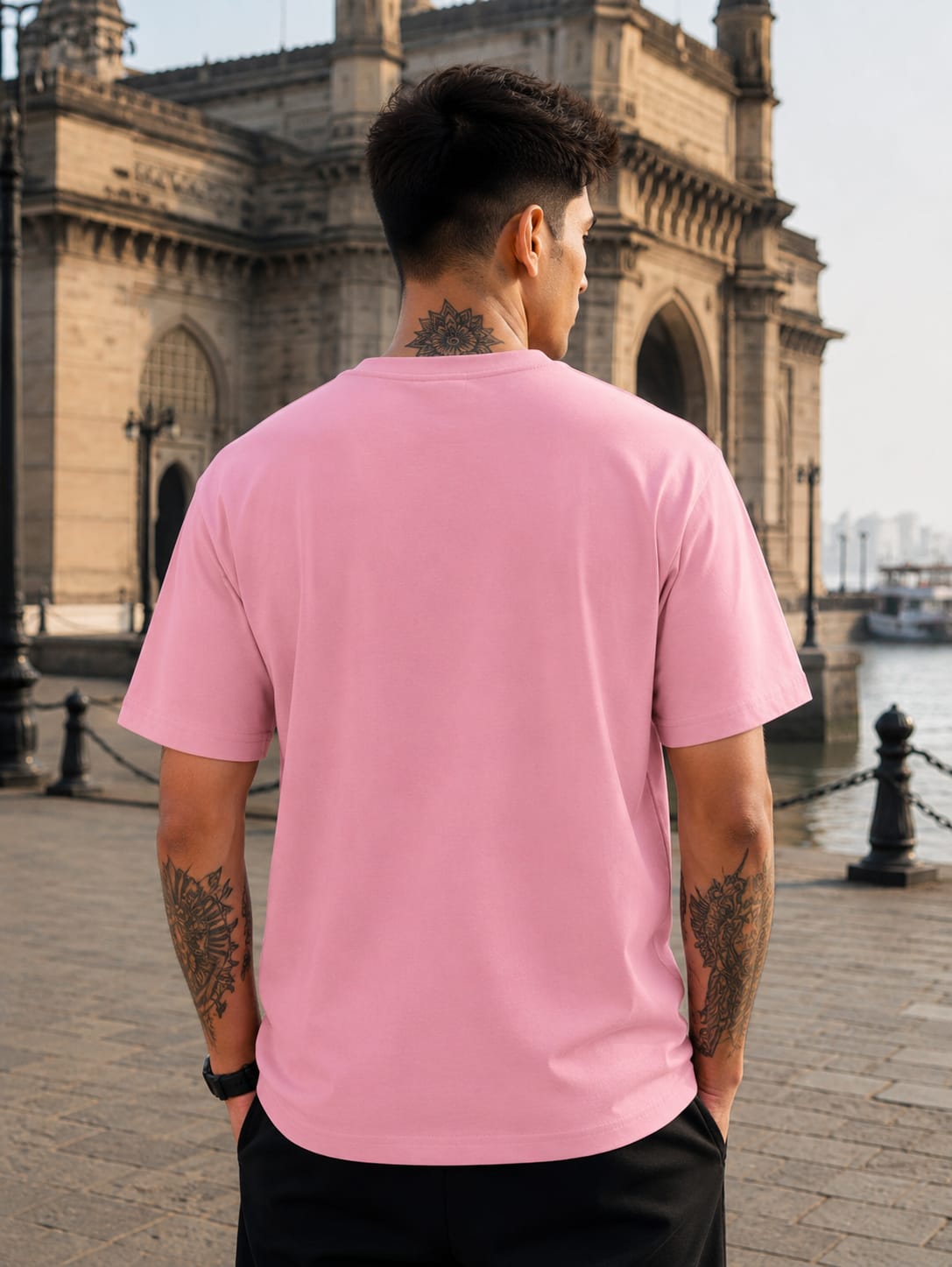 Men's Premium Flamingo Classic Crew T-Shirt