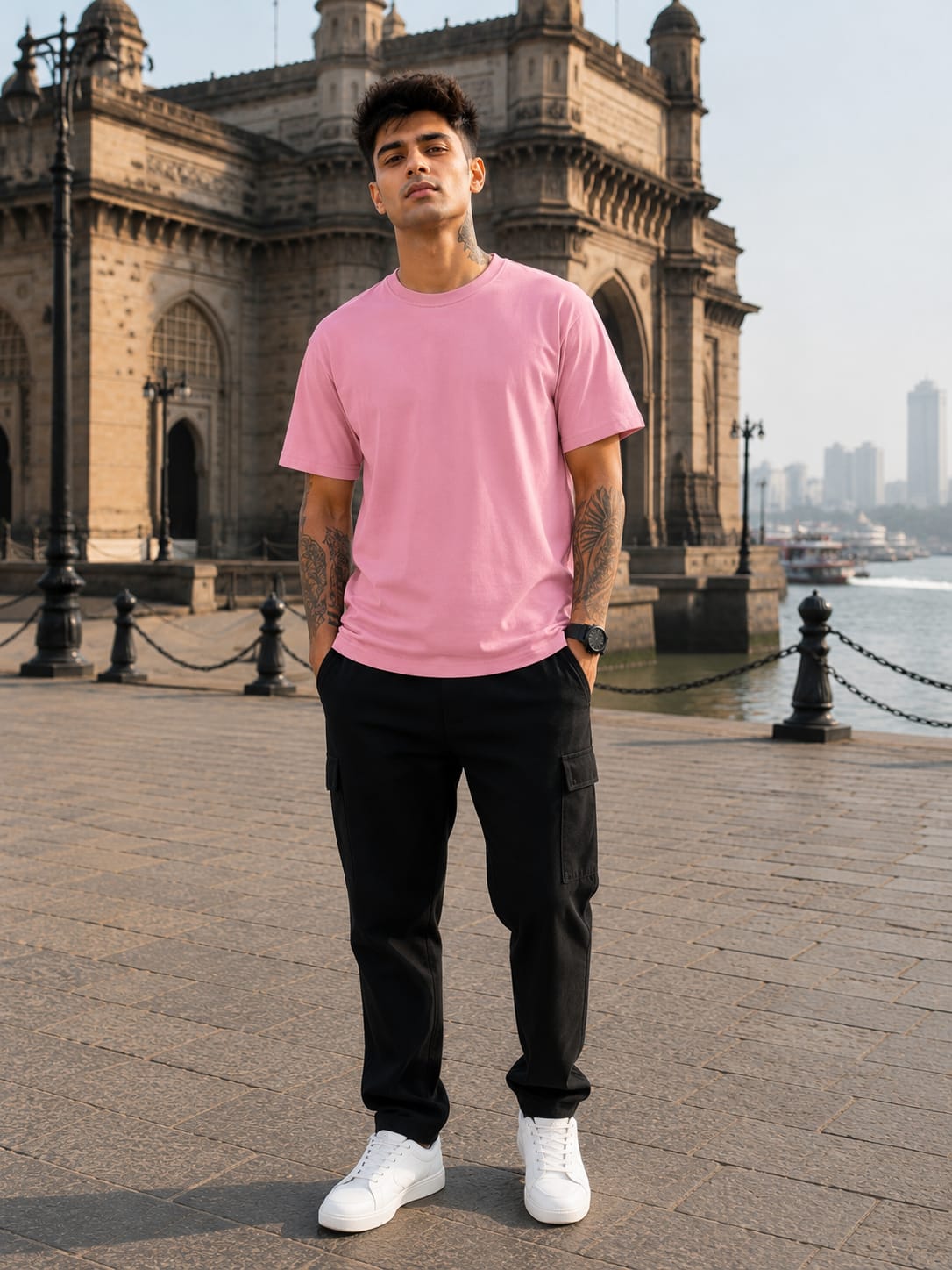 Men's Premium Flamingo Classic Crew T-Shirt