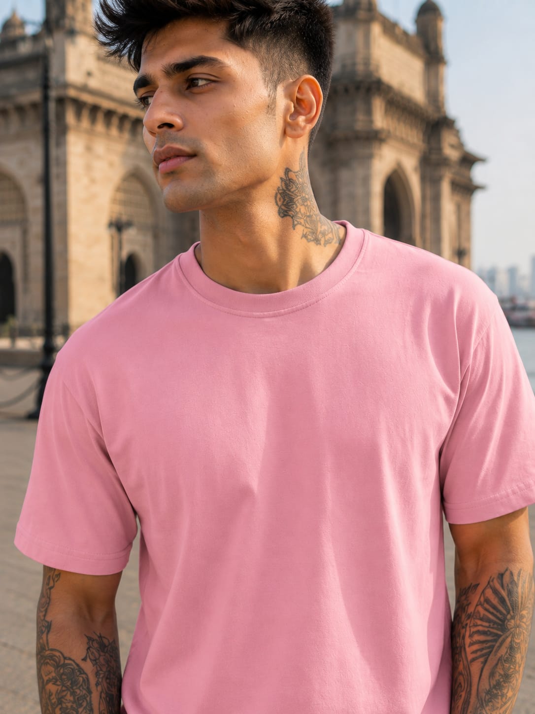 Men's Premium Flamingo Classic Crew T-Shirt