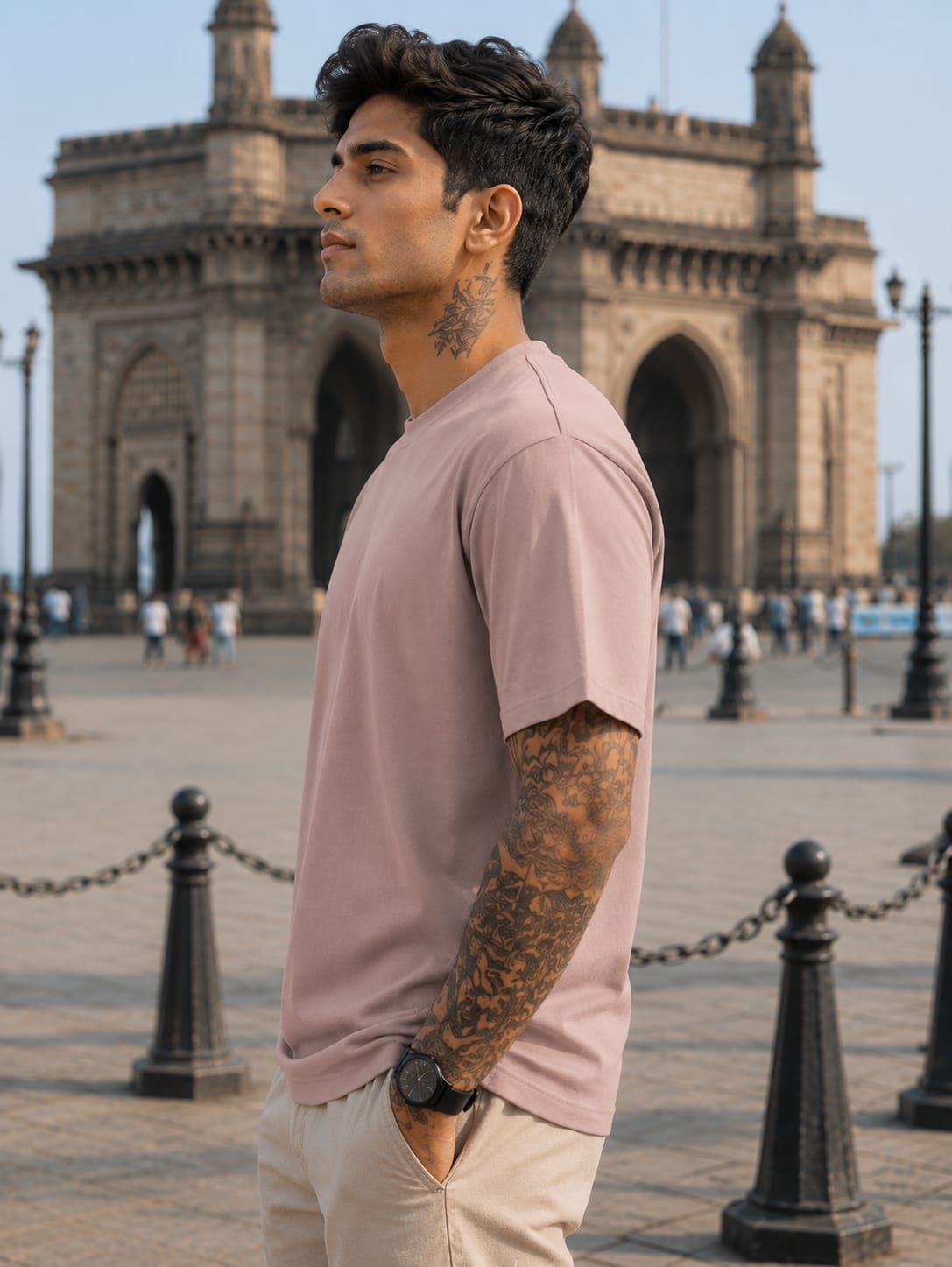 Men's Premium Mushroom Classic Crew T-Shirt