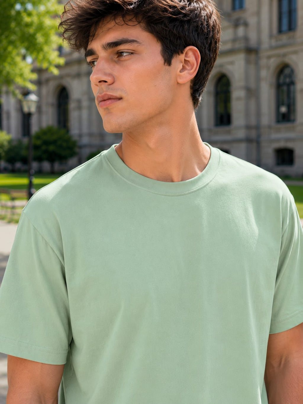 Men's Premium Jade Classic Crew T-Shirt
