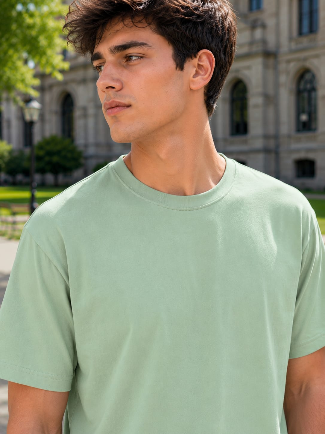 Men's Premium Jade Classic Crew T-Shirt