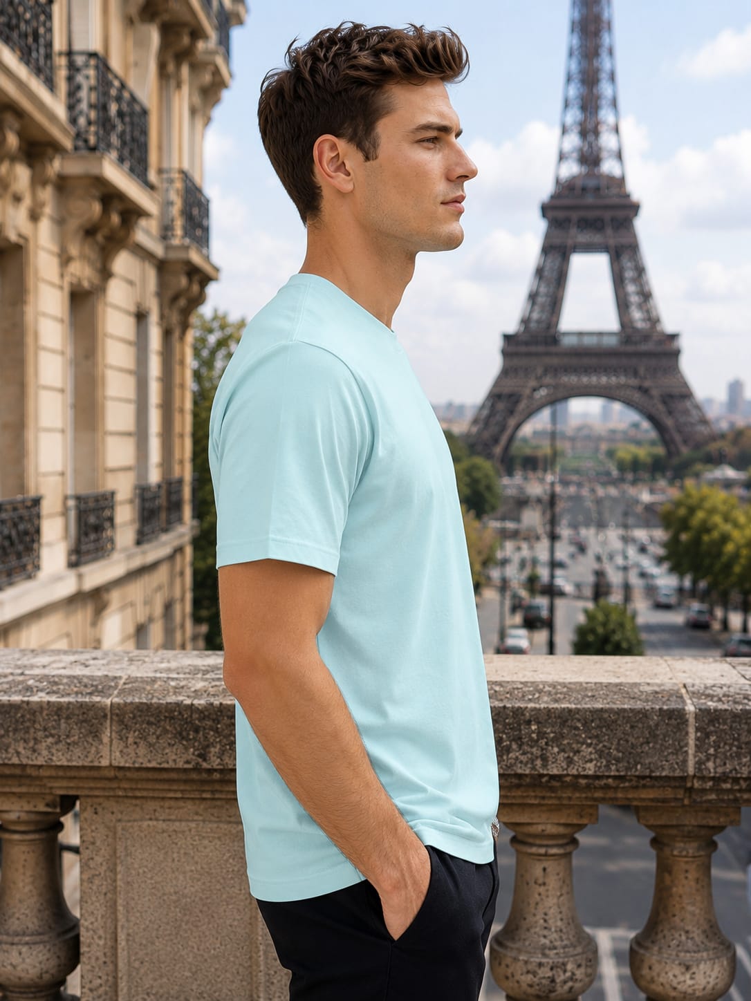 Men's Premium Mint Classic Crew T-Shirt