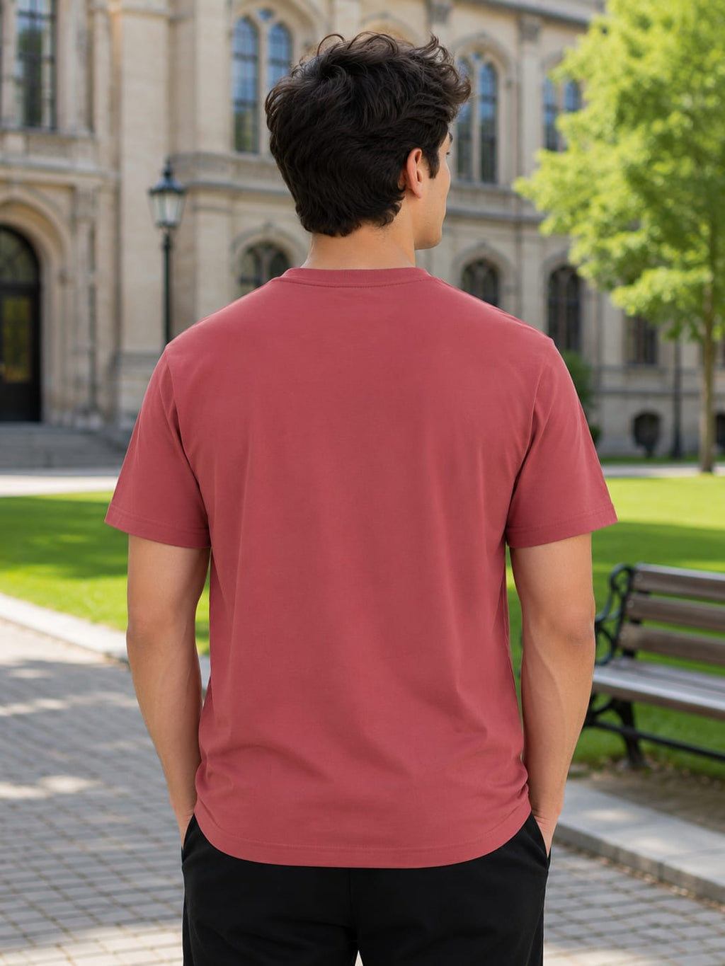 Men's Premium Coral Classic Crew T-Shirt