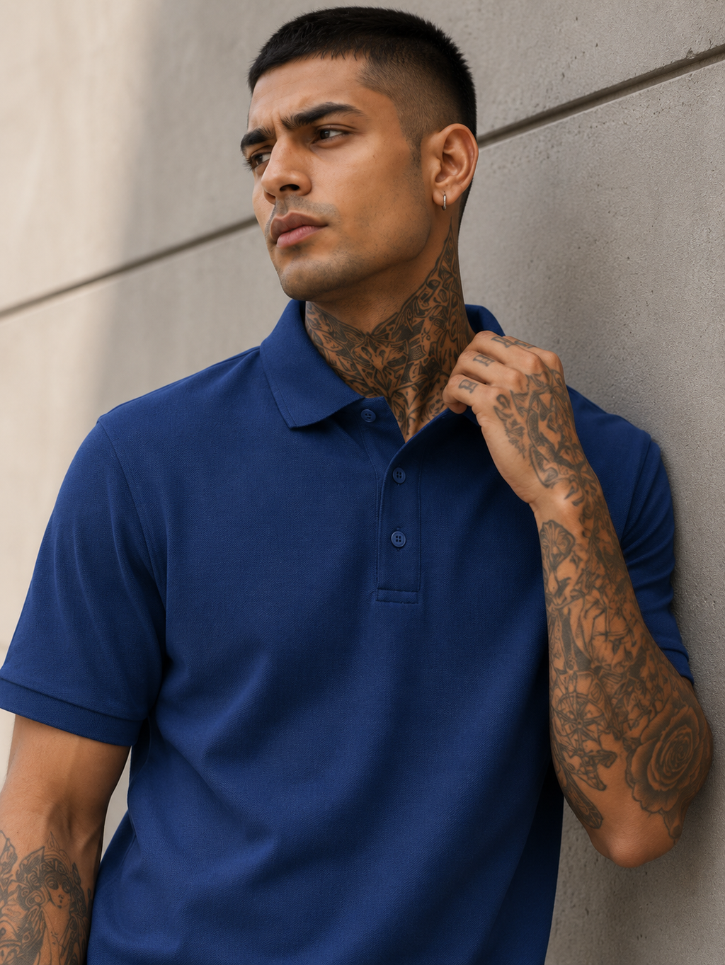 Men's Royal Blue Polo T-shirt