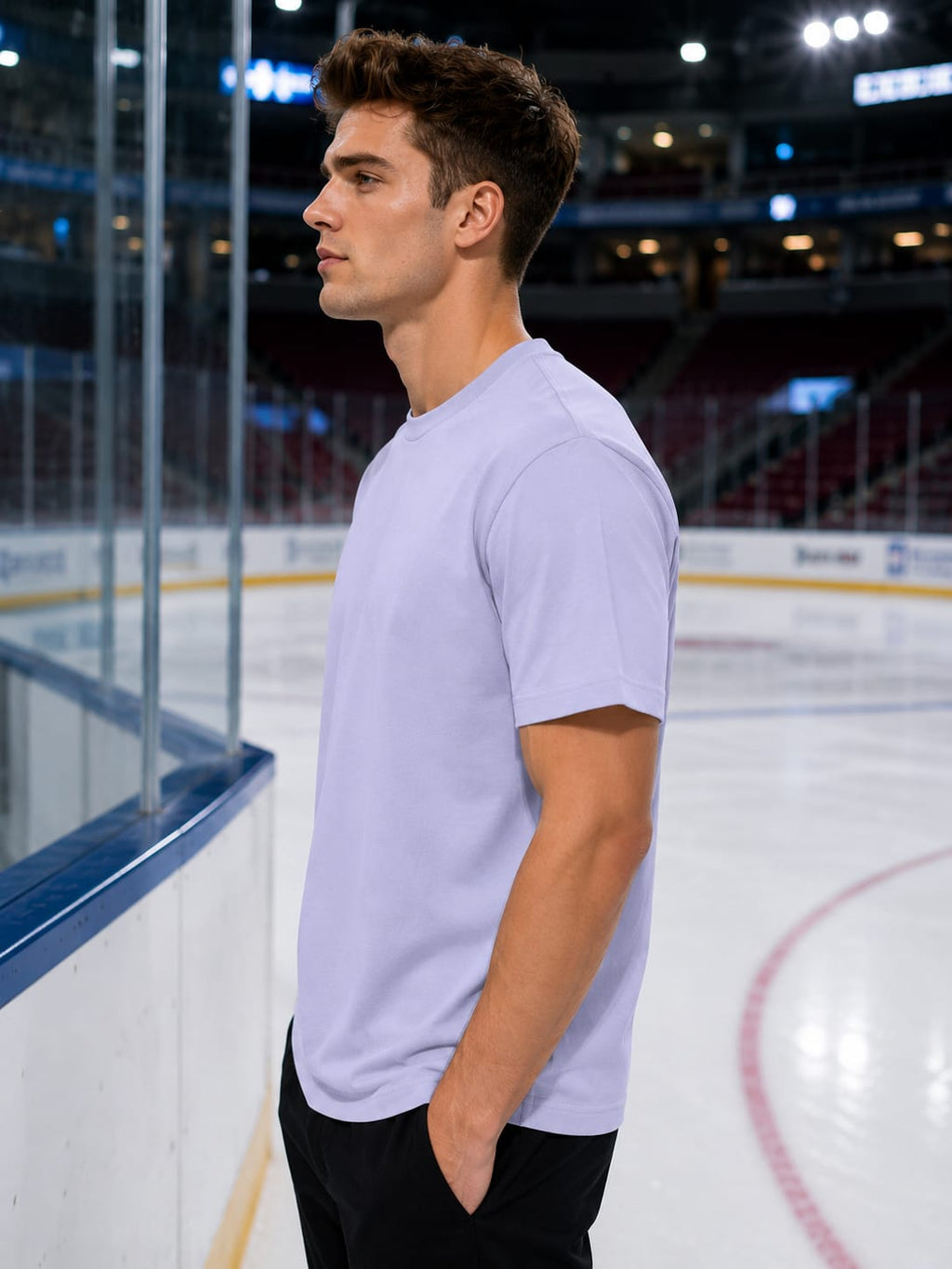 Men's Premium Supima Cotton Levender T-Shirt