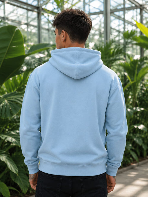 Men's Baby Blue Hoodies