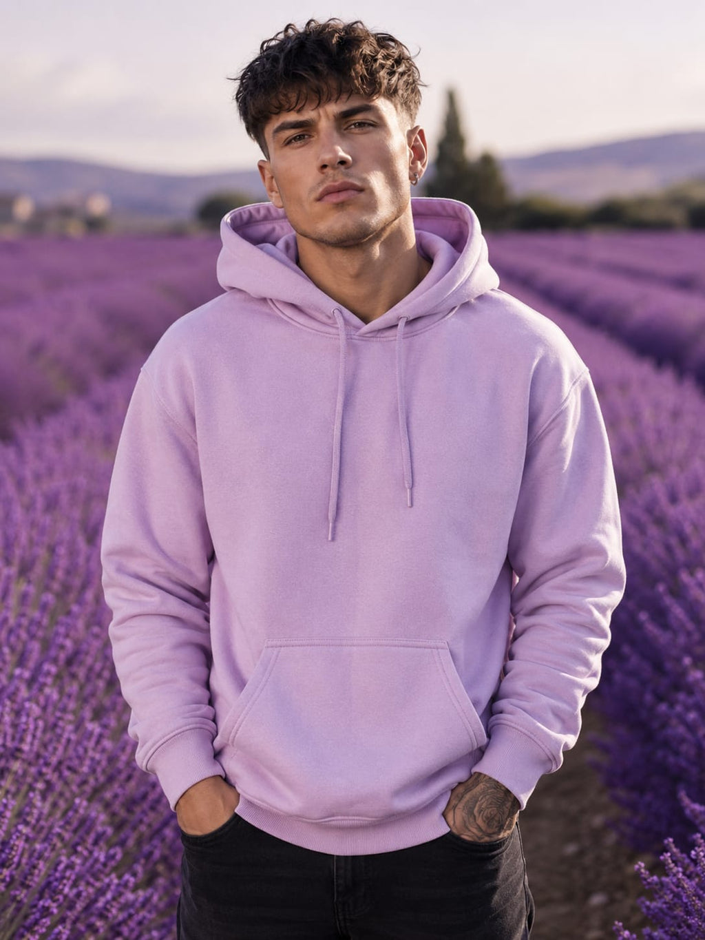 Men's Lavender Hoodies
