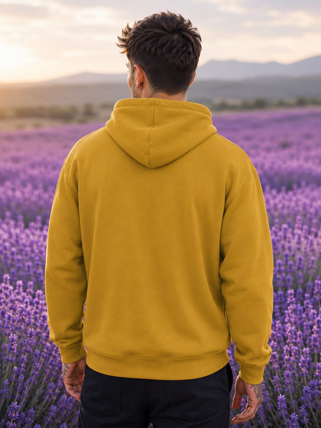Men's Mustard Yellow Hoodie