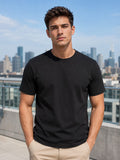 Men's Premium Supima Cotton Black T-Shirt