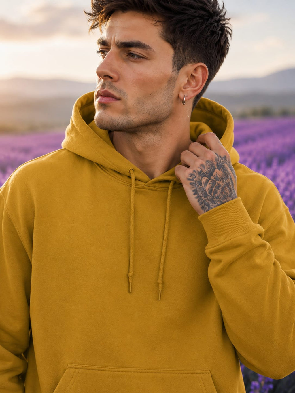 Men's Mustard Yellow Hoodie