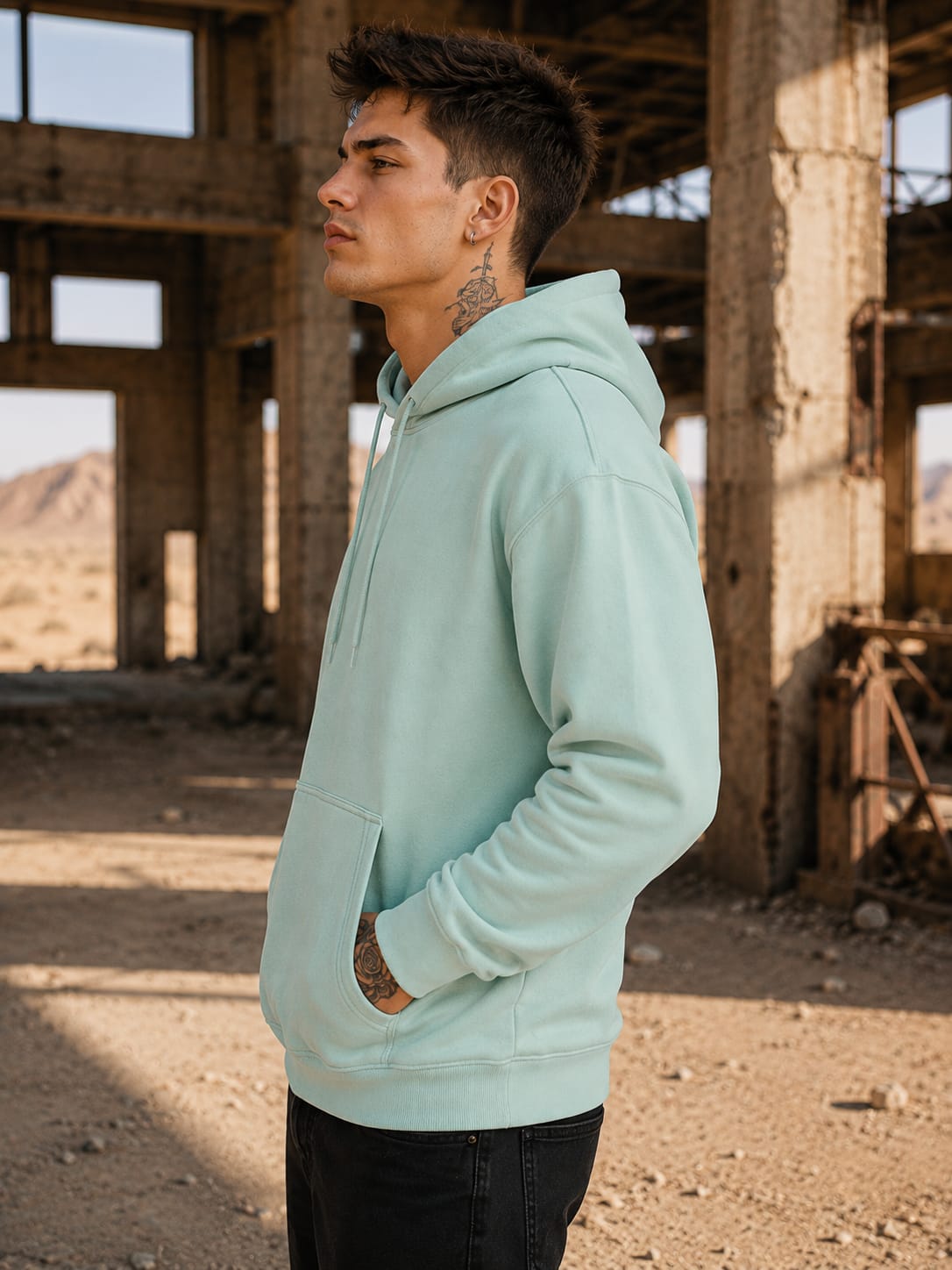Men's Mint Hoodie