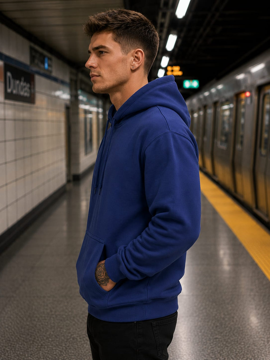 Men's Royal Blue Hoodie