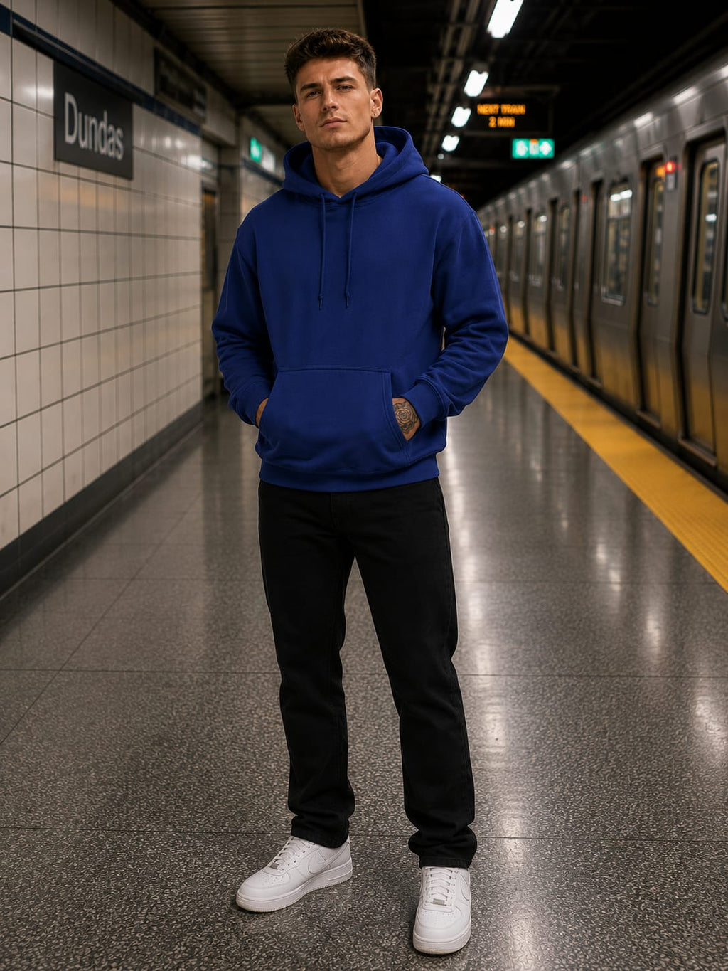 Men's Royal Blue Hoodie