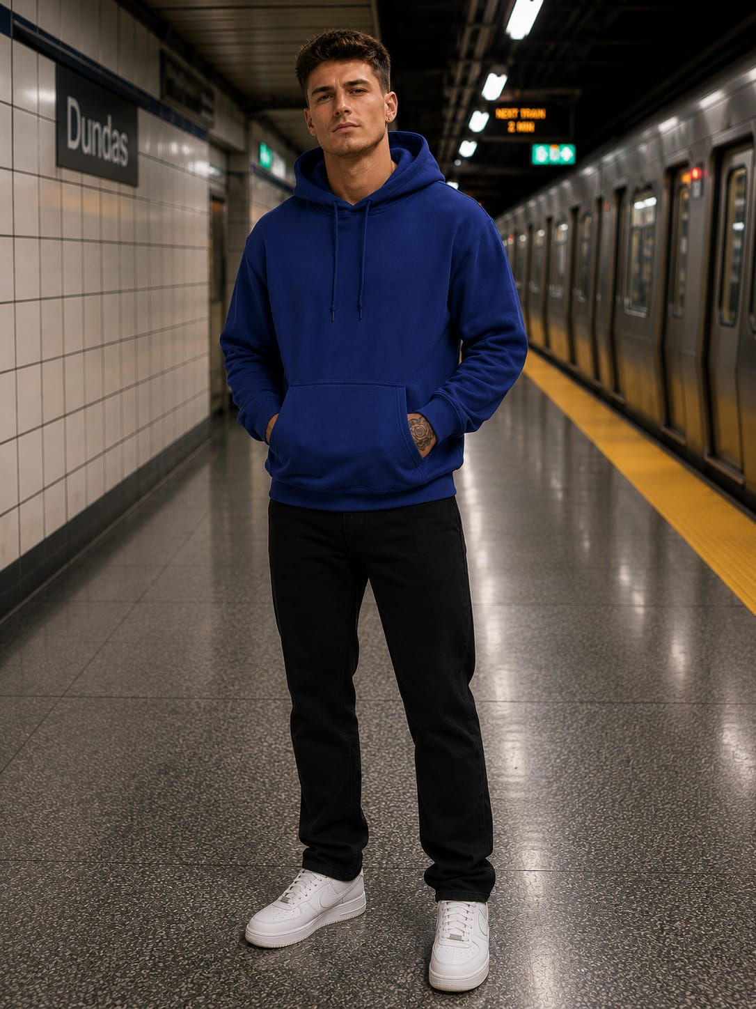 Men's Royal Blue Hoodie
