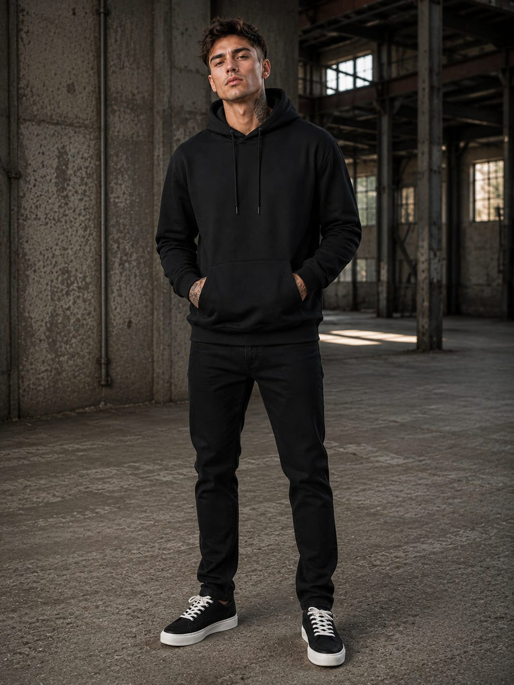 Men's Black Hoodie