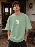 Men's Jade WHWE Typography Oversized T-Shirt