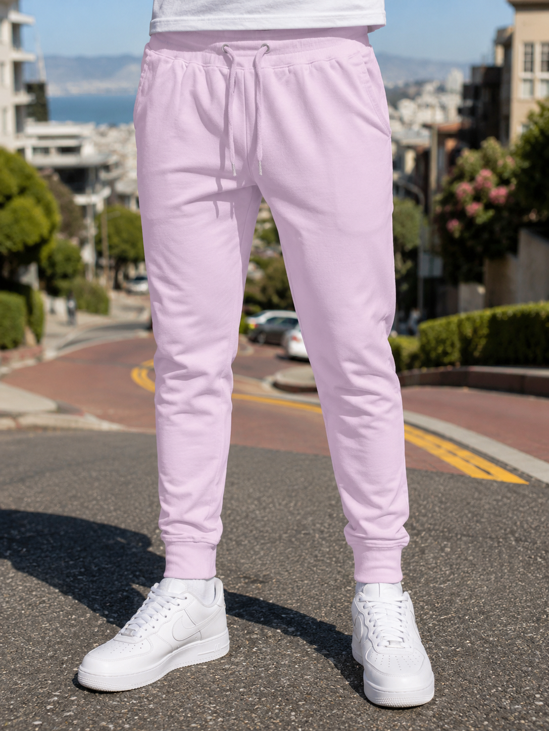 Men's Light Baby Pink Joggers