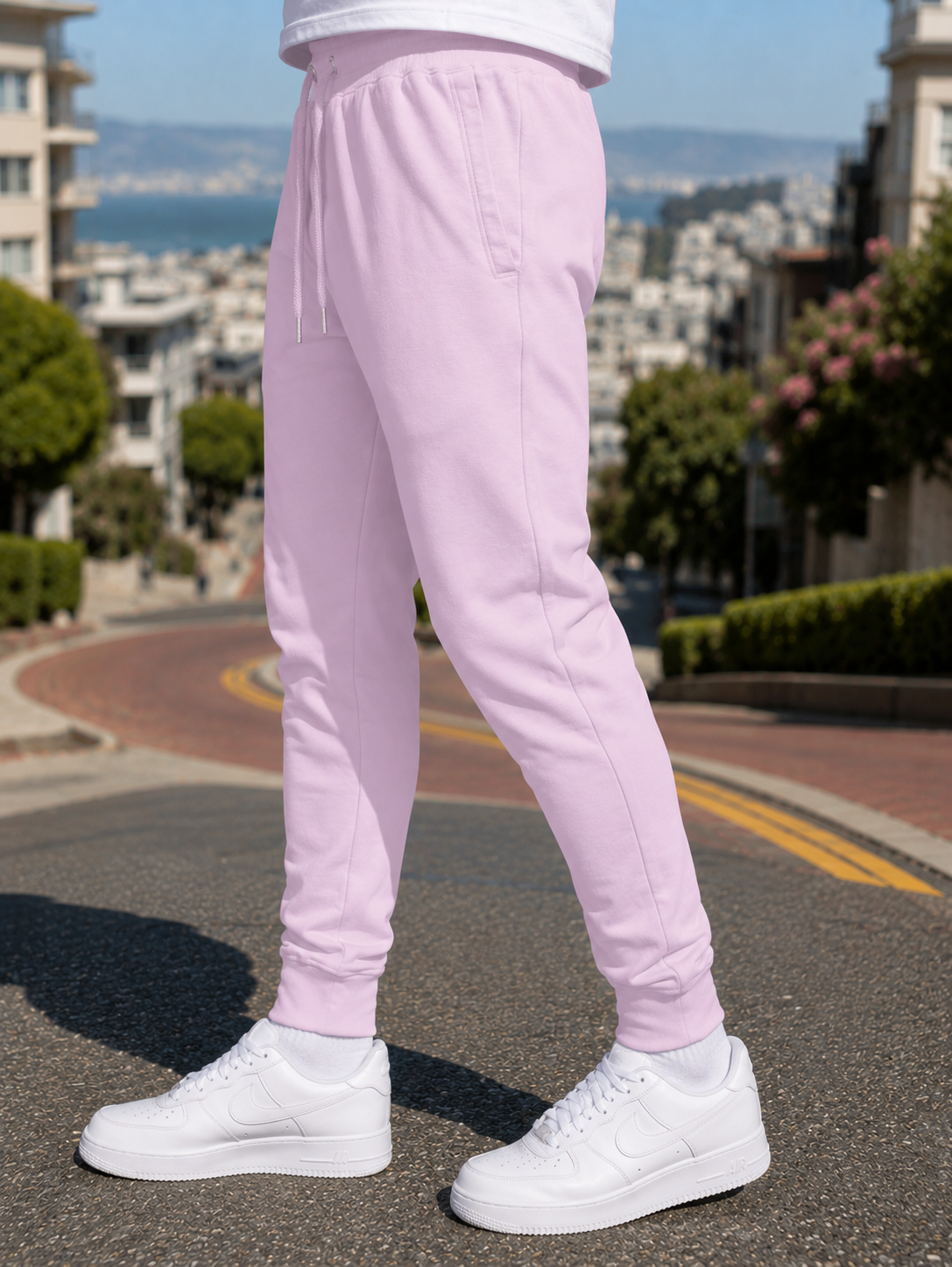 Men's Light Baby Pink Joggers