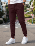 Men's Maroon Joggers