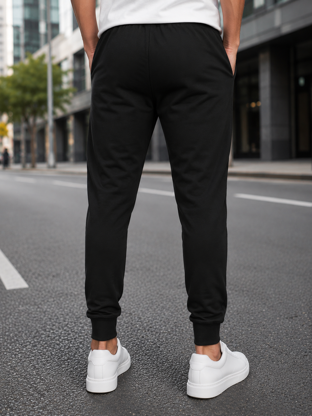 Men's Black Joggers