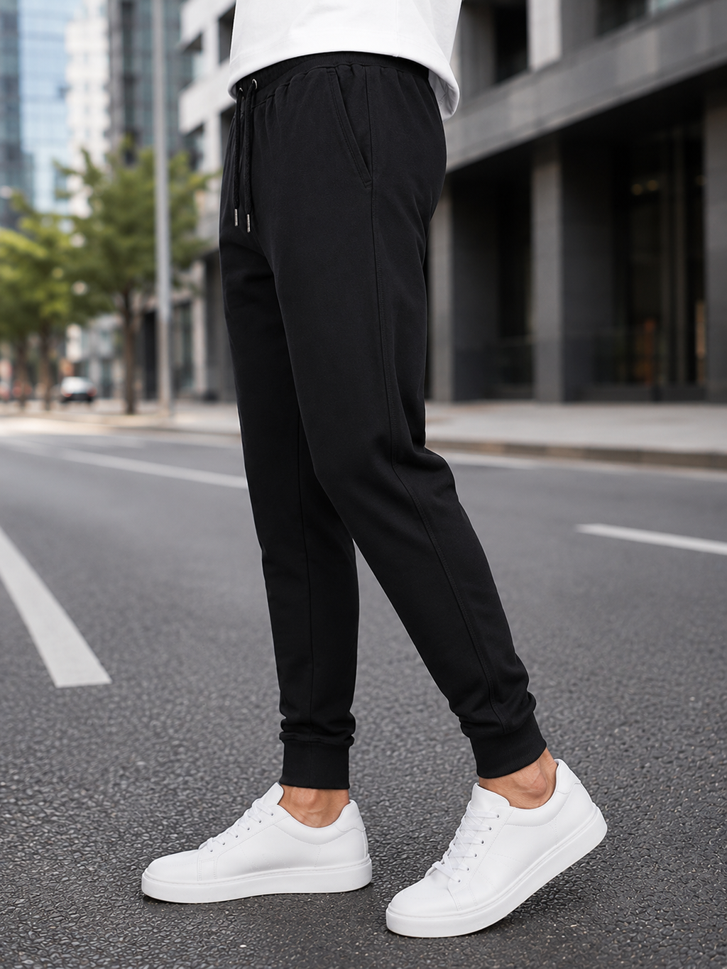Men's Black Joggers
