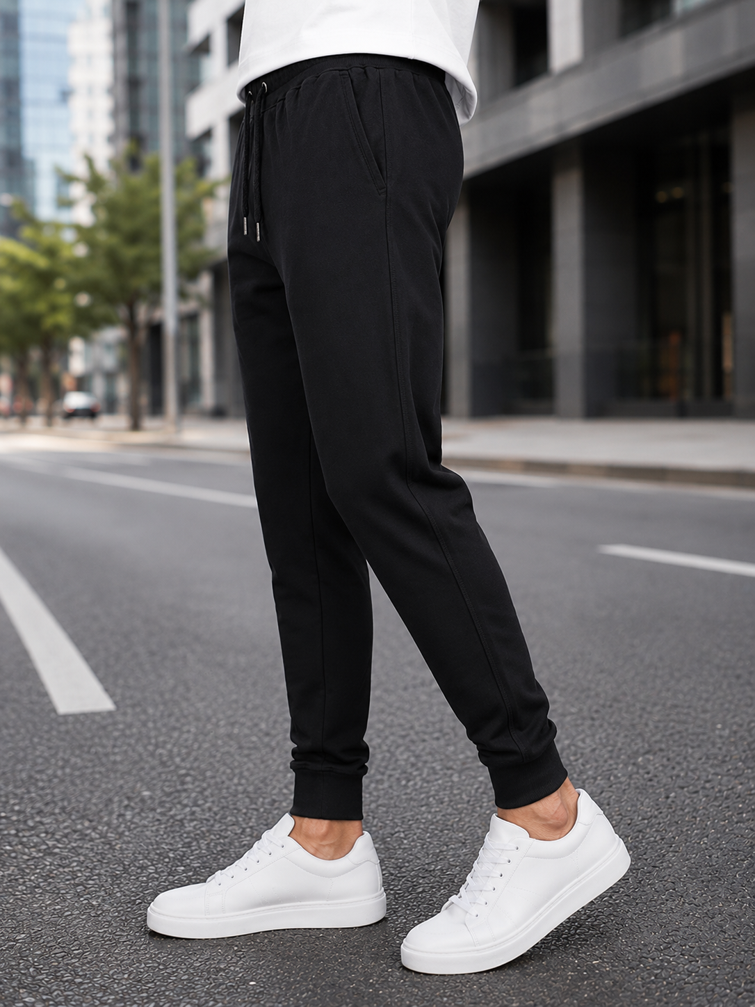 Men's Black Joggers