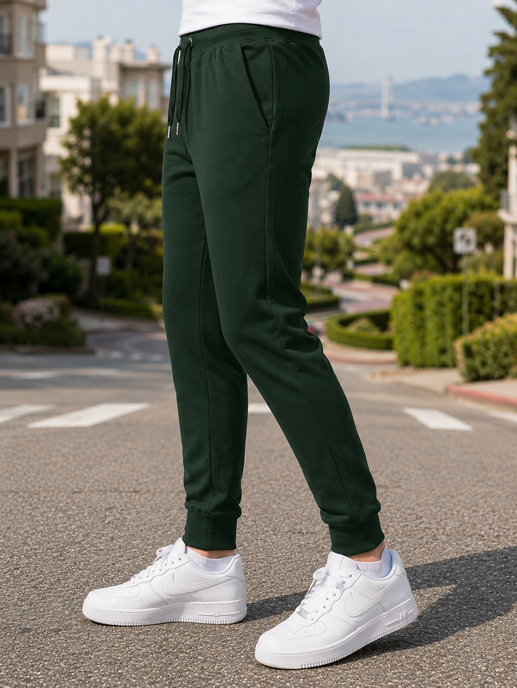 Men's Bottle Green Joggers