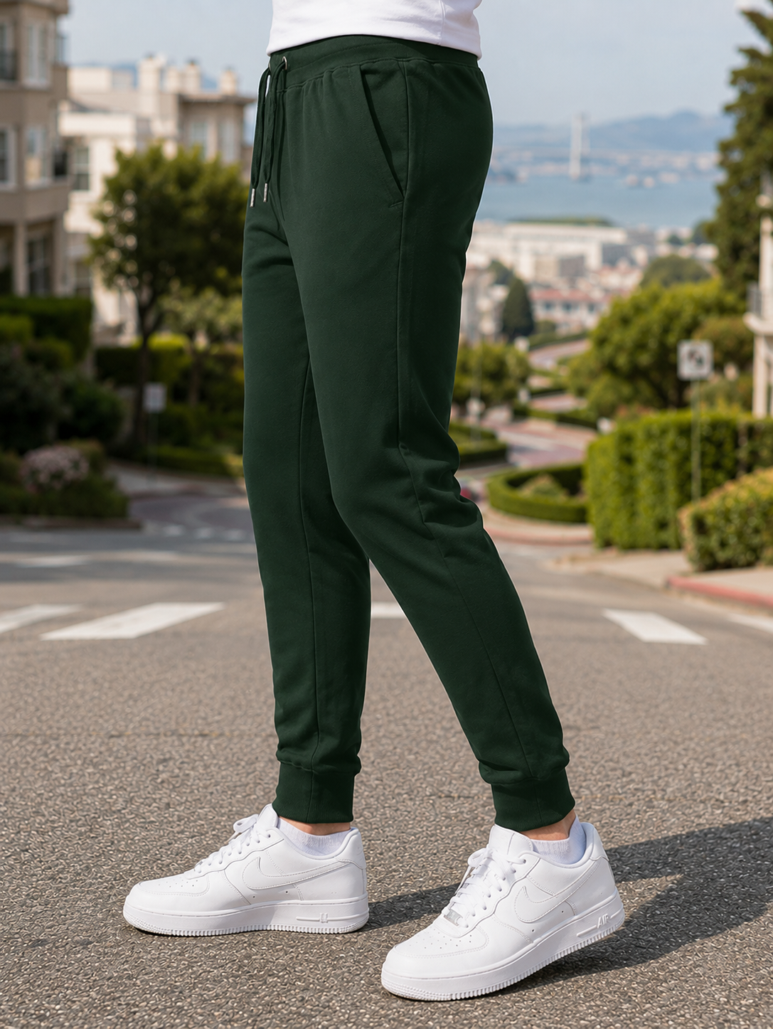 Men's Bottle Green Joggers