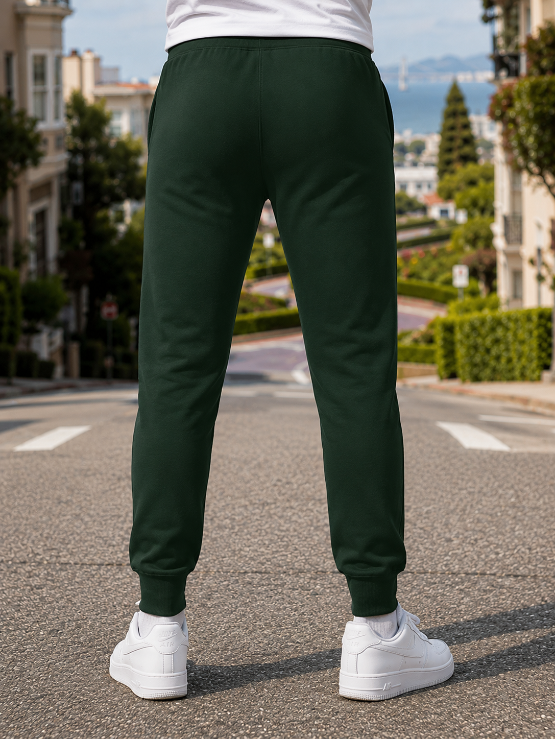 Men's Bottle Green Joggers